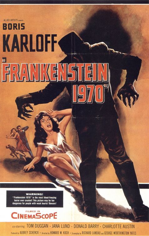 Frankenstein 1970 Movie Poster